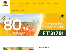 Tablet Screenshot of ftsementes.com.br